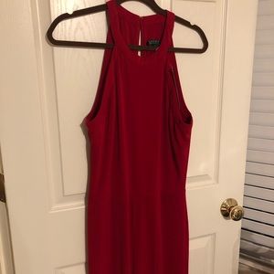Ralph Lauren Red Sleeveless Jumpsuit